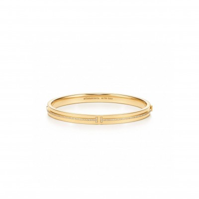 TIFFANY T DIAMOND HINGED BANGLE 60423873